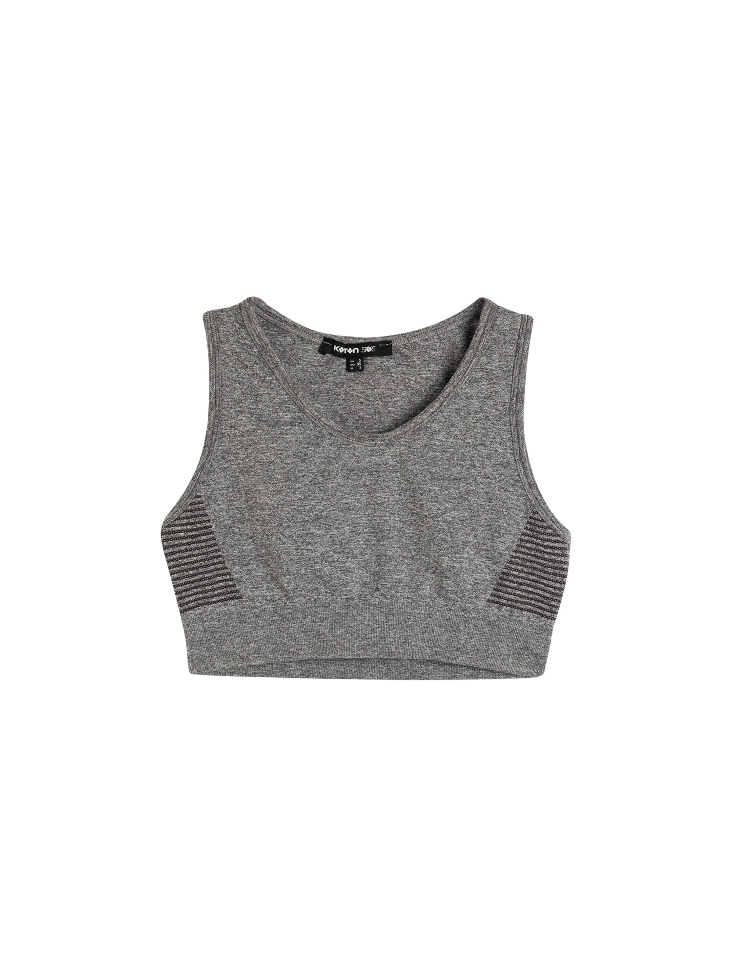 Koton Sports Bra in Grey: front