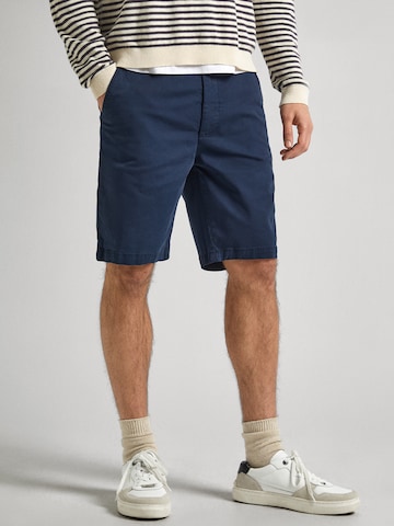 Pepe Jeans - regular Pantalón chino en azul: frente