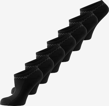 Nur Die - Calcetines invisibles ' Schuhsöckchen ' en negro: frente