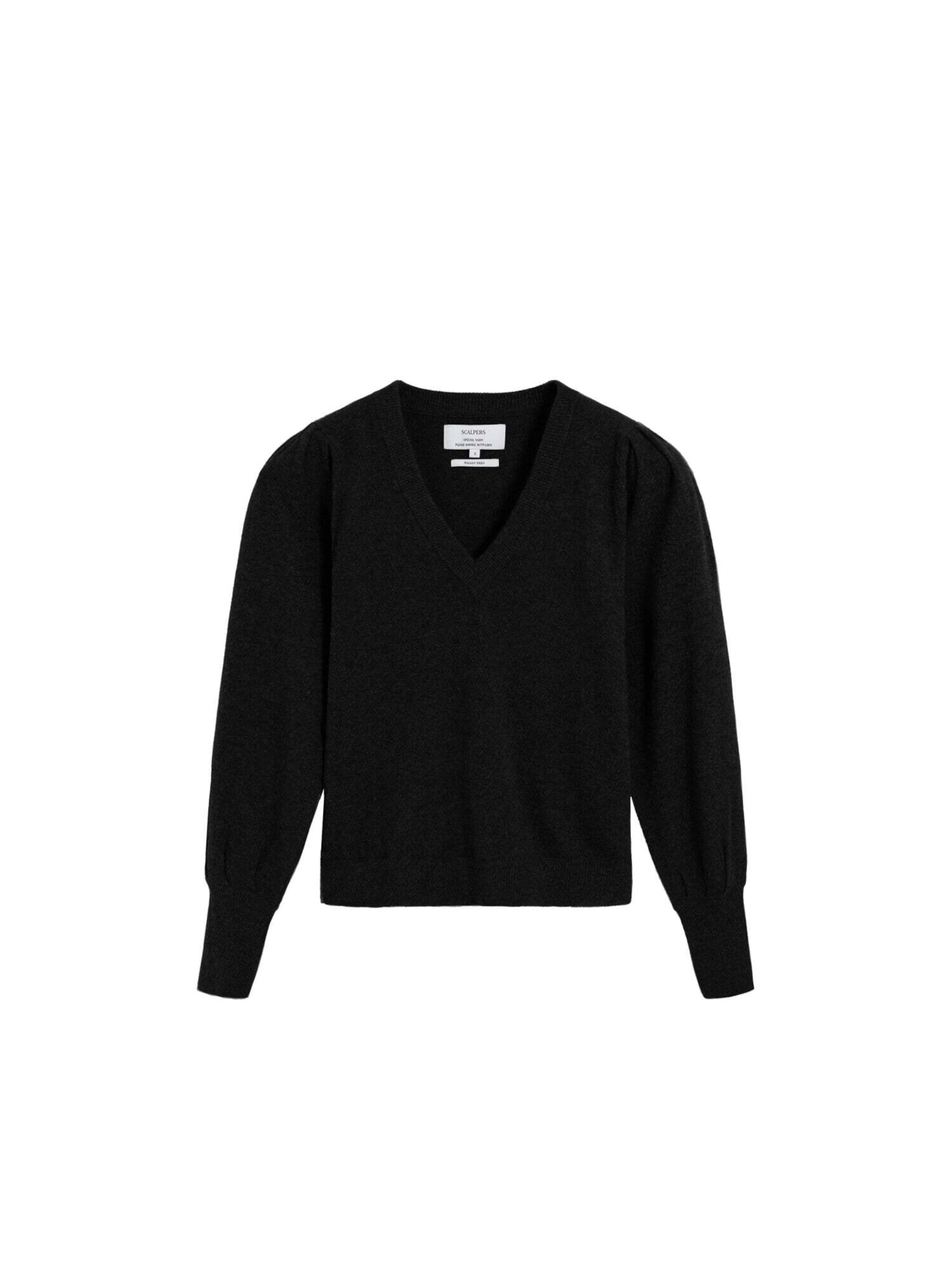 Scalpers Sweater 'Scjoyr' in Black: front