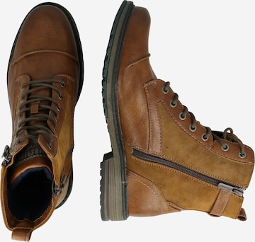 MUSTANG Lace-Up Boots in Brown