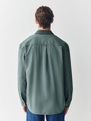 Next Klasický střih Košile – zelená