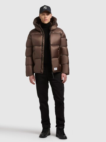 khujo Winterjacke 'Dane' in Braun