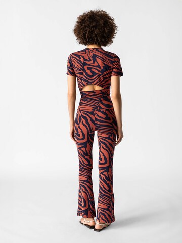 Les Lunes Flared Leggings 'Belle' i blå