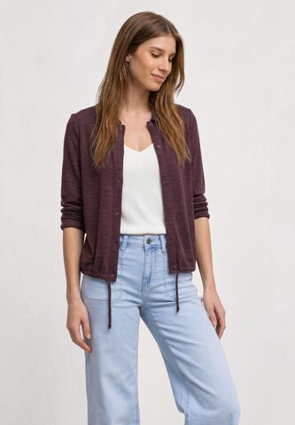 STREET ONE Strickjacke in Lila: Vorderseite