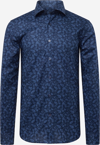 Matinique Regular fit Button Up Shirt 'Trostol BN' in Blue: front