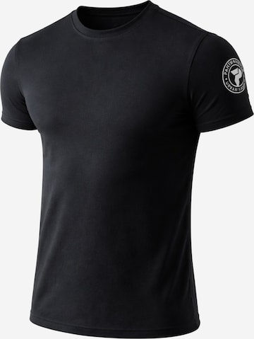 PANTONECLO - Camiseta 'Pantoneclo Men’s Crew Neck Short Sleeve T-Shirt' en negro: frente
