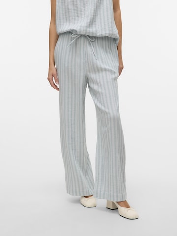 VERO MODA Wide Leg Bukser 'VMNanna' i blå: forside