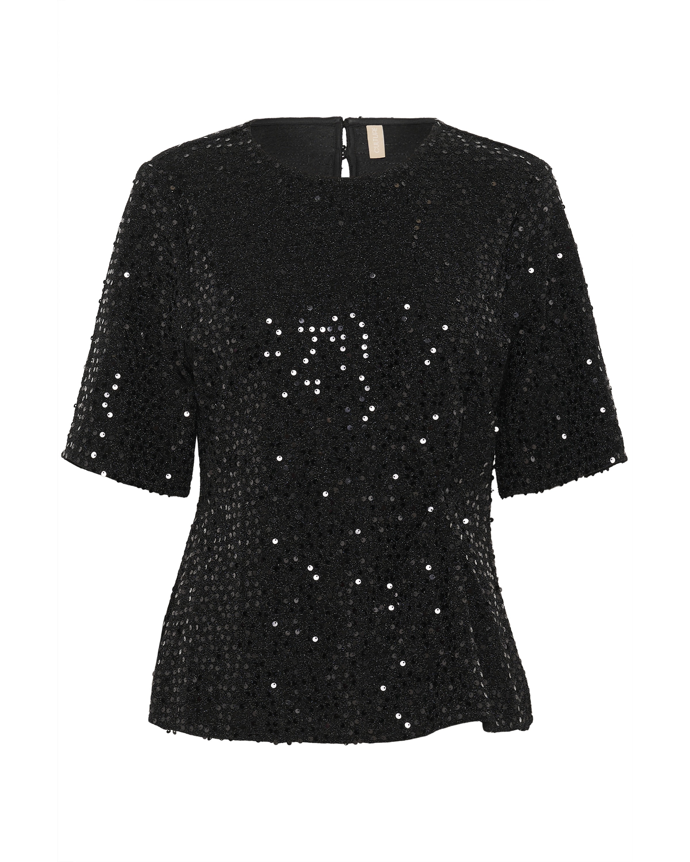 Chemisier ' CUtamera' CULTURE en noir : devant