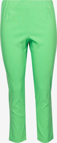 MIAMODA Trousers in Green: front
