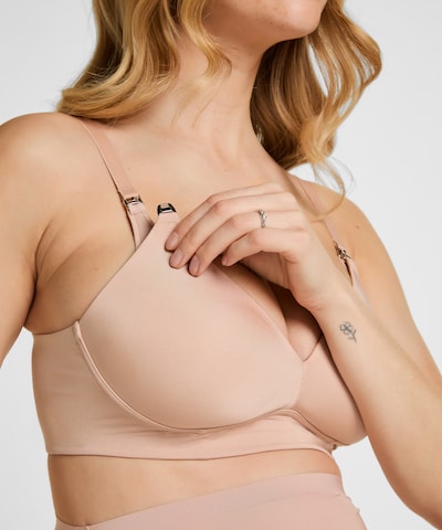 Hunkemöller Soutien-gorge en 70/B en beige chiné, Vue avec produit
