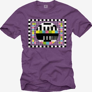 MAKAYA Shirt 'Testbild' in Purple: front