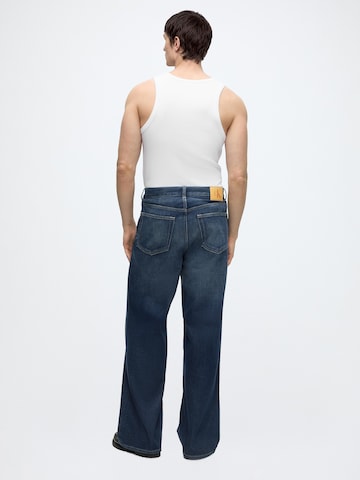 Calvin Klein Jeans Wide Leg Farkut 'CHELSEA' värissä sininen