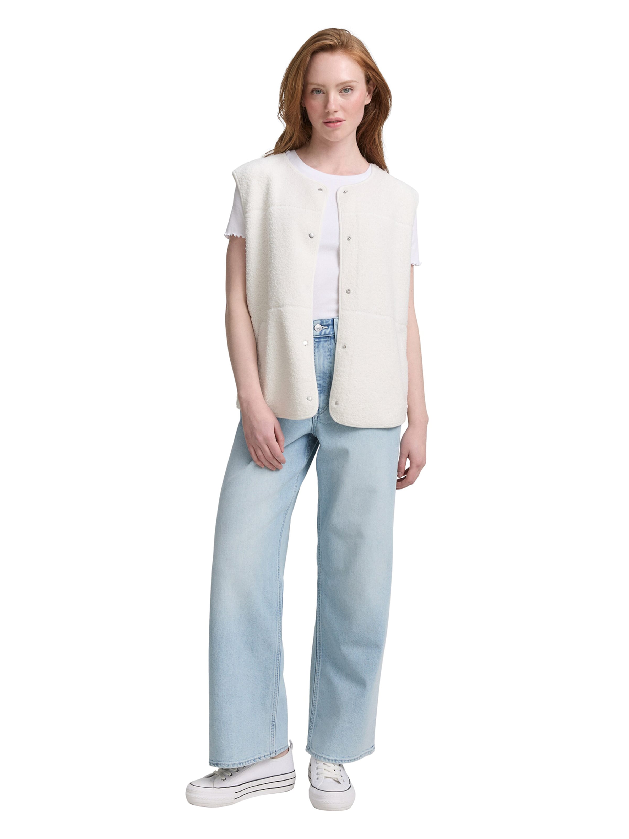 TOM TAILOR DENIM Wide leg Jeans 'LINOU' in Blue