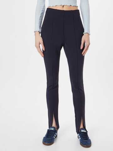 Coupe slim Leggings s.Oliver en bleu : devant