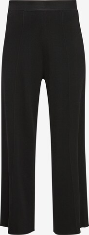 s.Oliver BLACK LABEL Wide Leg Hose in Schwarz: predná strana