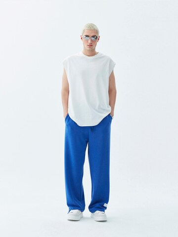 VAMOS CLO Wide leg Broek 'Detroit' in Blauw