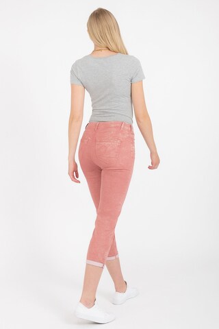 Recover Pants Slimfit Broek in Roze