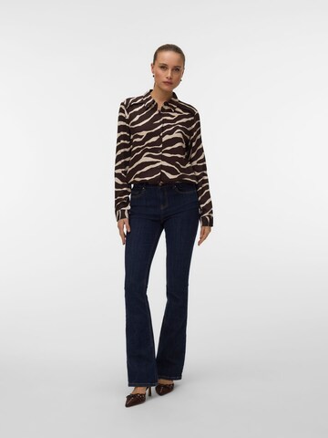 Chemisier 'VMMaddie' VERO MODA en marron