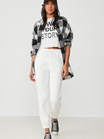 C&City Broek in Beige: voorkant