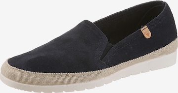 VERBENAS Slipper in Blau: Vorderseite
