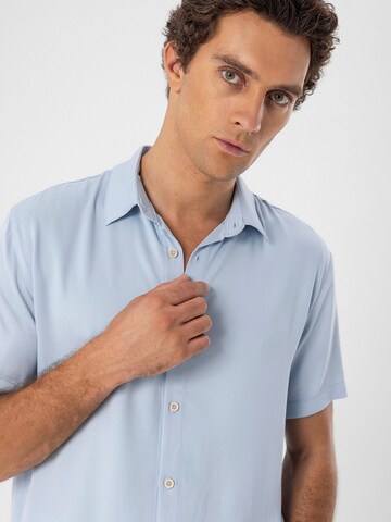 Antioch Regular fit Zakelijk overhemd 'Collar' in Blauw