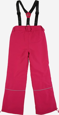 Regular Pantaloni outdoor de la TROLLKIDS pe roz