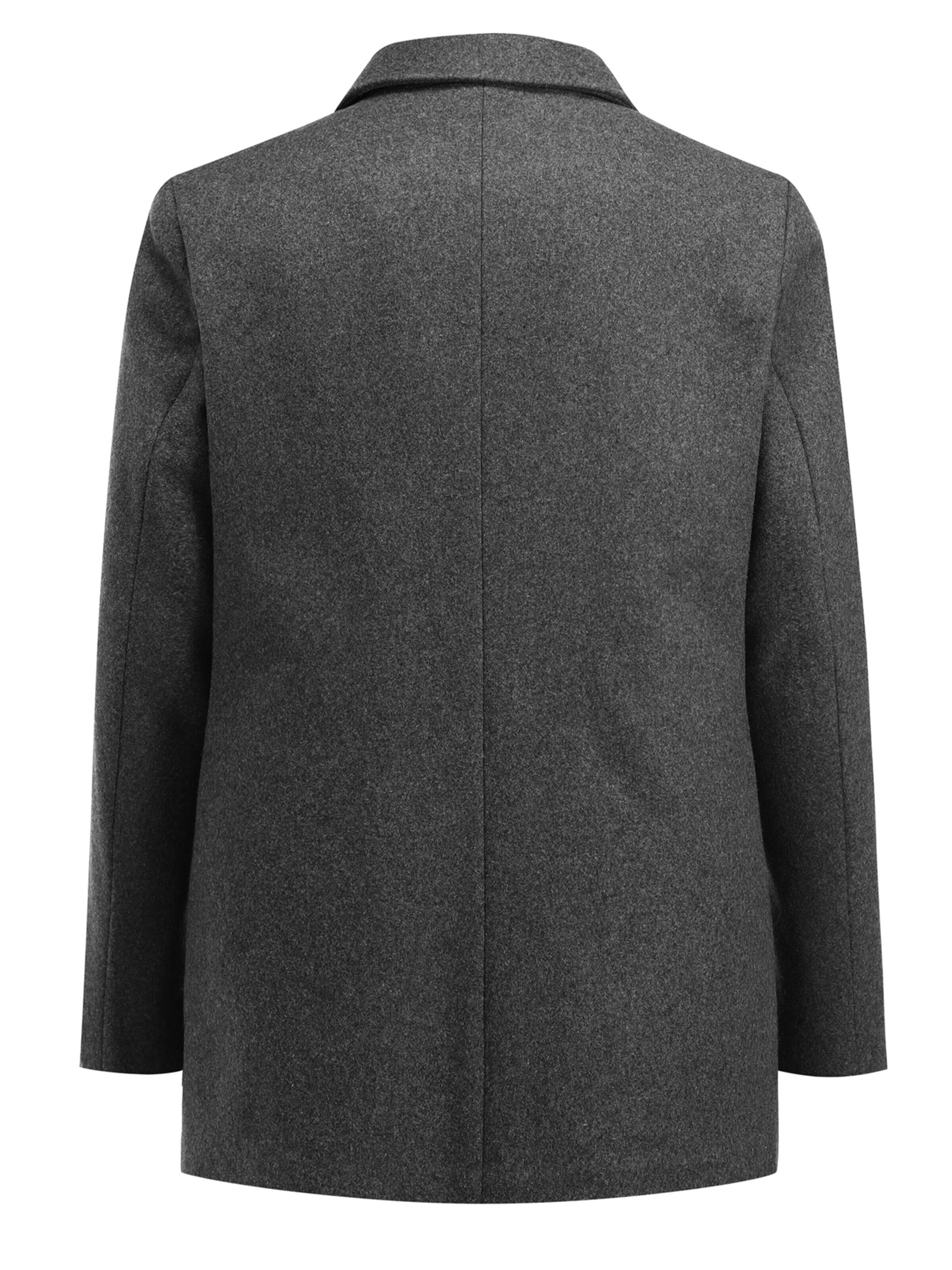ALLTHEMEN Wintermantel 'Raureif'‌ in Grau