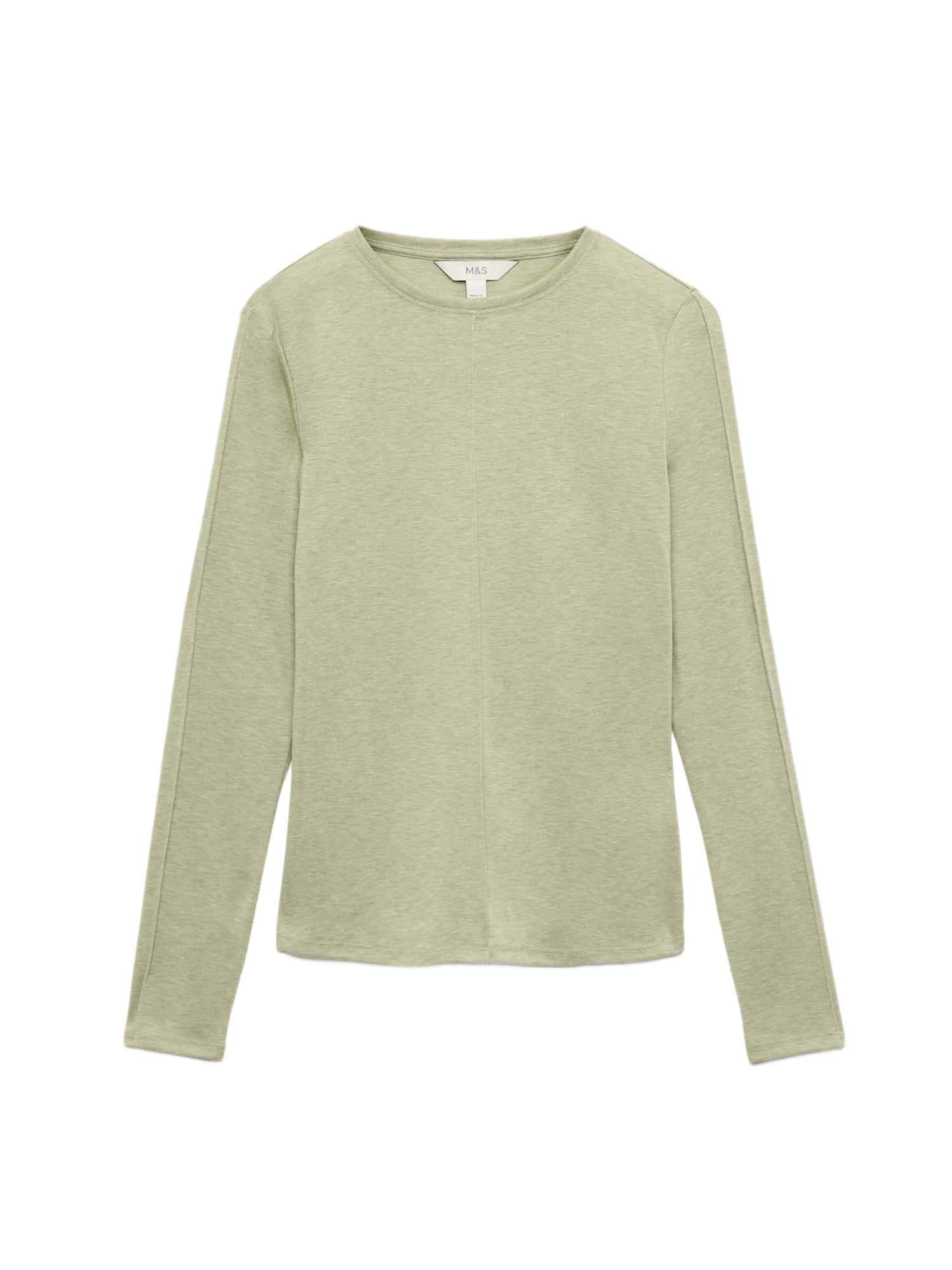 Maglietta 'Marl' di Marks & Spencer in verde: frontale