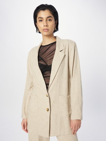 Freequent Blazer 'LUIGI' in Beige: front