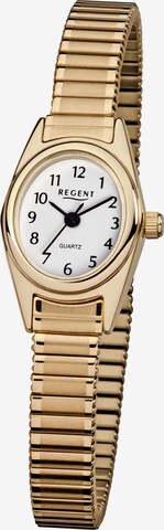 REGENT Analog Watch in Gold: front