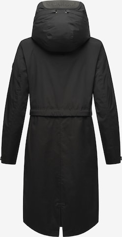 NAVAHOO Raincoat 'Silberperlee' in Black