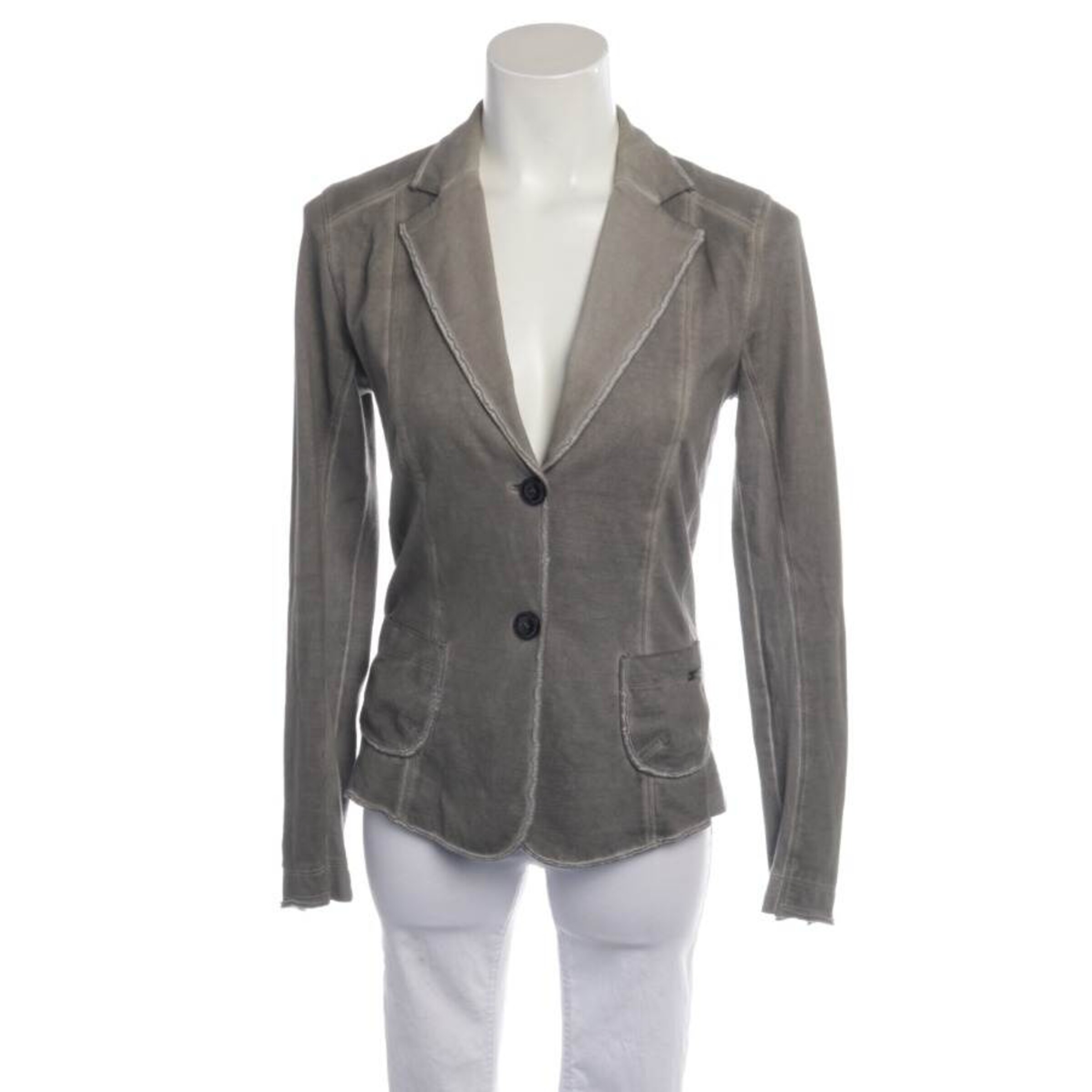 Marc Cain Jacket & Coat in S in Grey: front