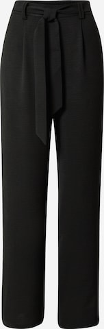 ABOUT YOU - Pierna ancha Pantalón plisado 'Liane' en negro: frente