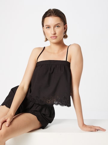 NLY by Nelly Top in Black: front