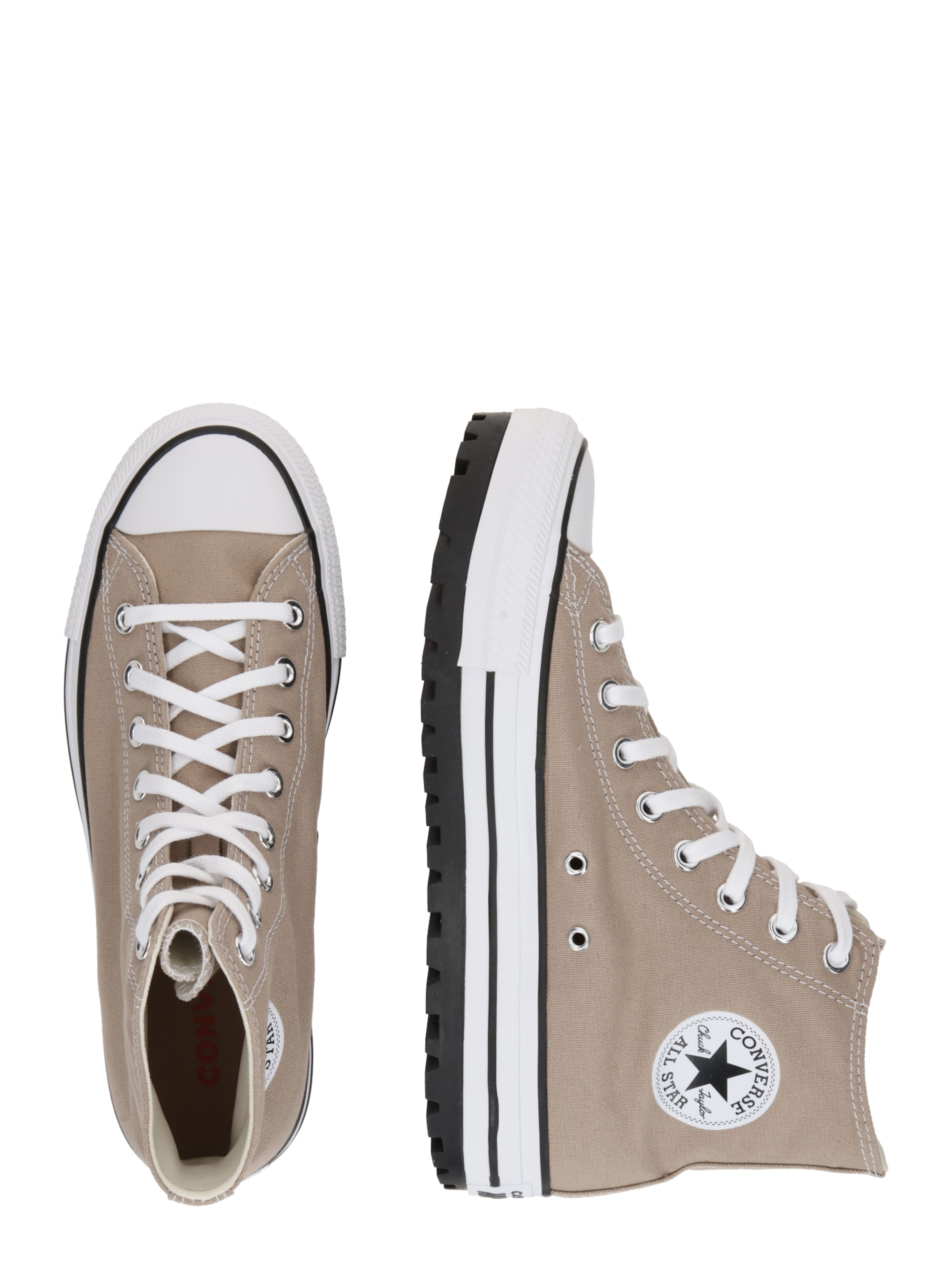 brūns CONVERSE Augstie brīvā laika apavi 'CHUCK TAYLOR ALL STAR CITY TREK'