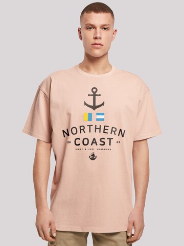 T-Shirt F4NT4STIC en rose : devant