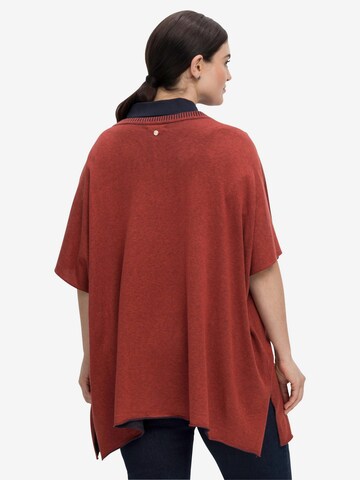 SHEEGO Oversized Sweater in Red