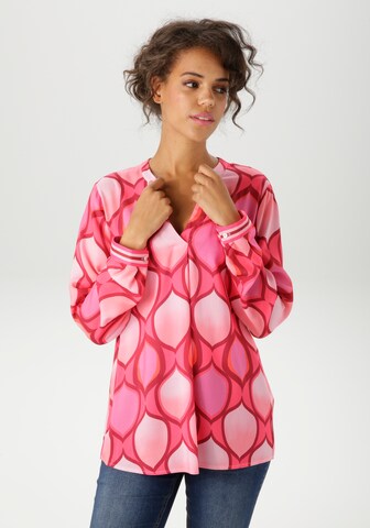 Aniston CASUAL Blouse in Pink: front