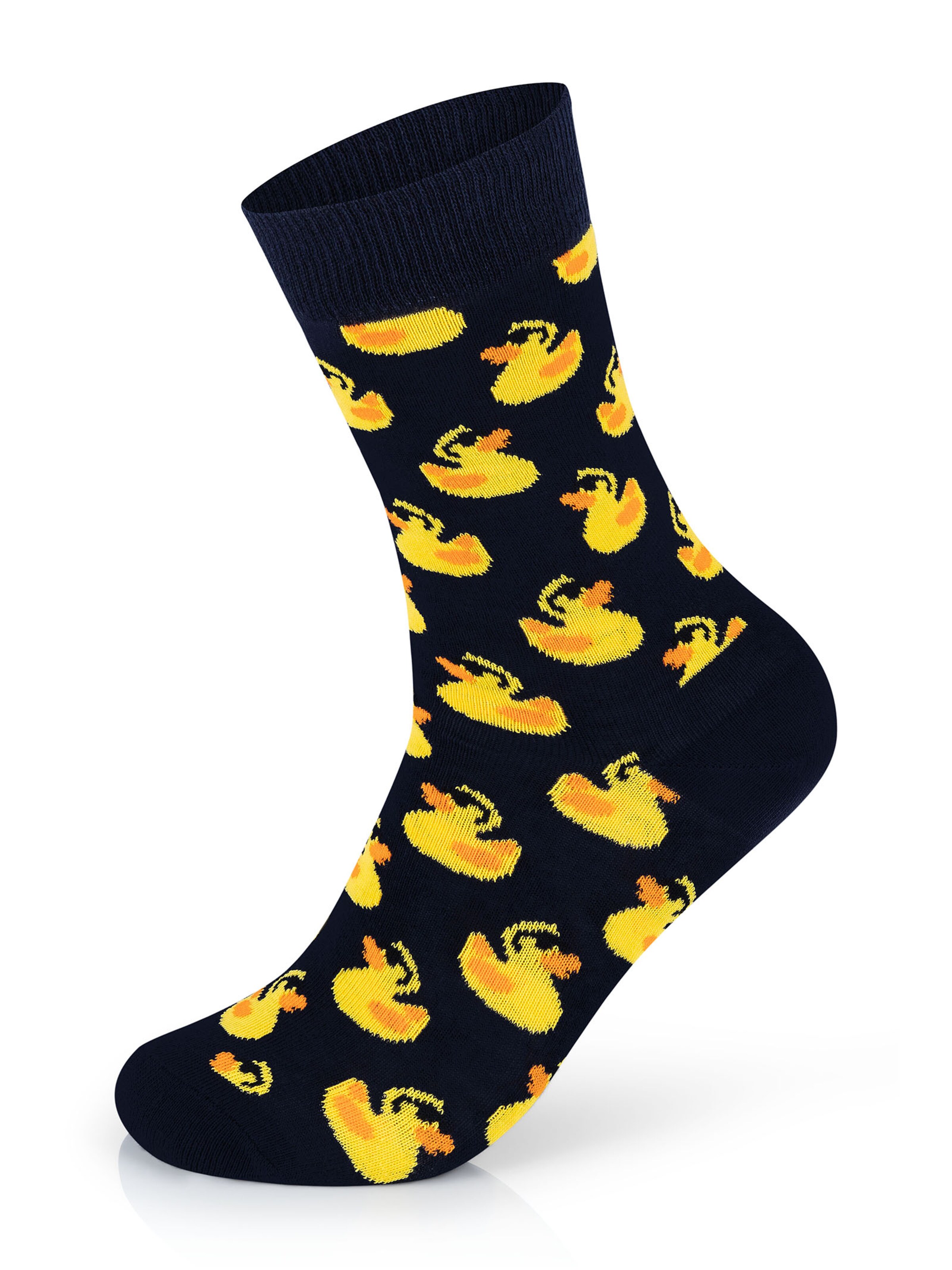 Chaussettes '3-Pack Rubber Duck' Happy Socks en bleu