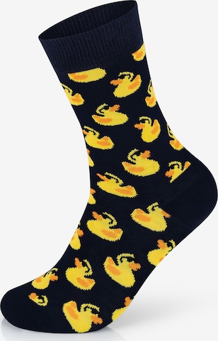 Happy Socks Socken '3-Pack Rubber Duck' in Blau