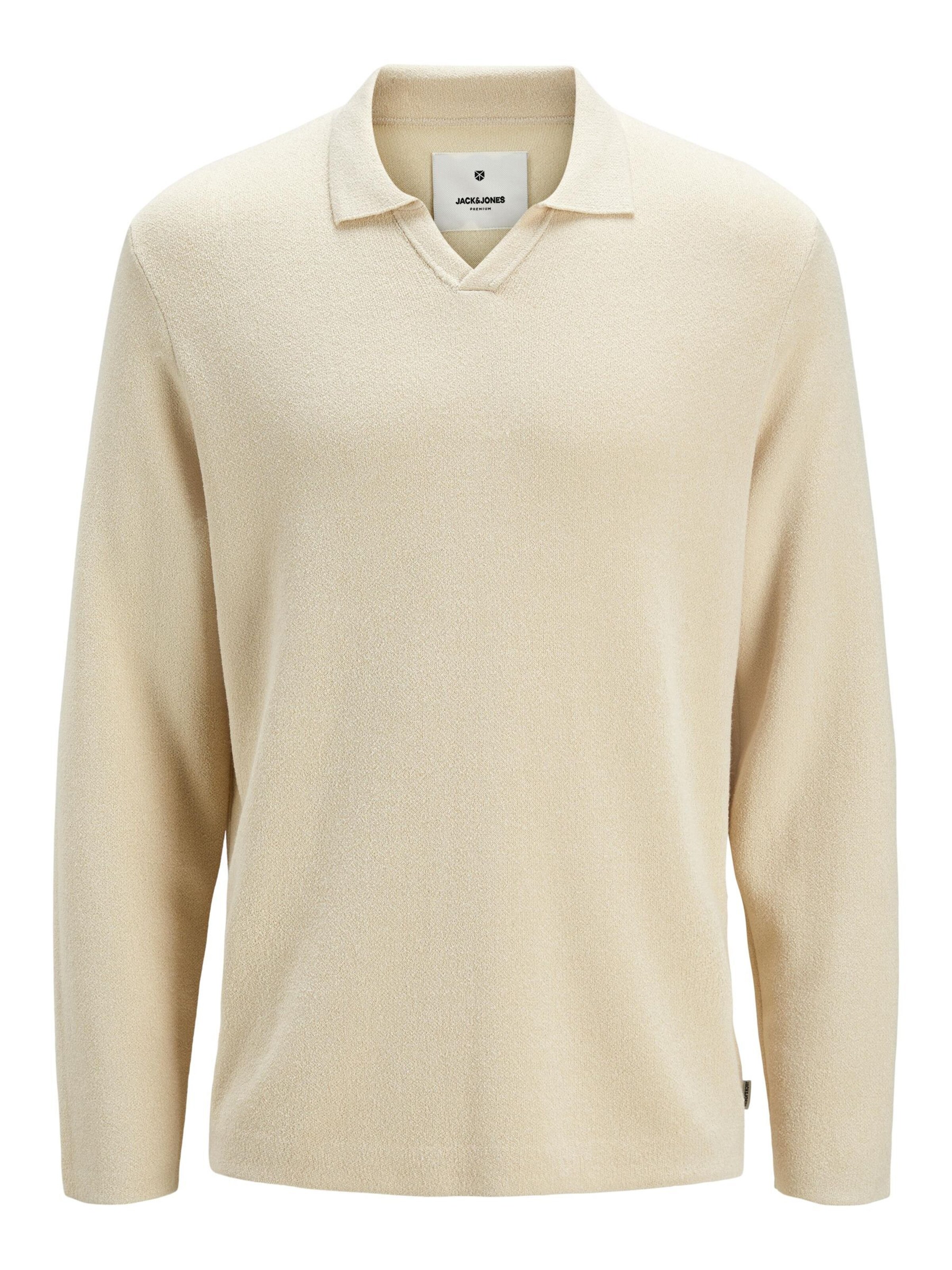 JACK & JONES Trui in Beige: voorkant