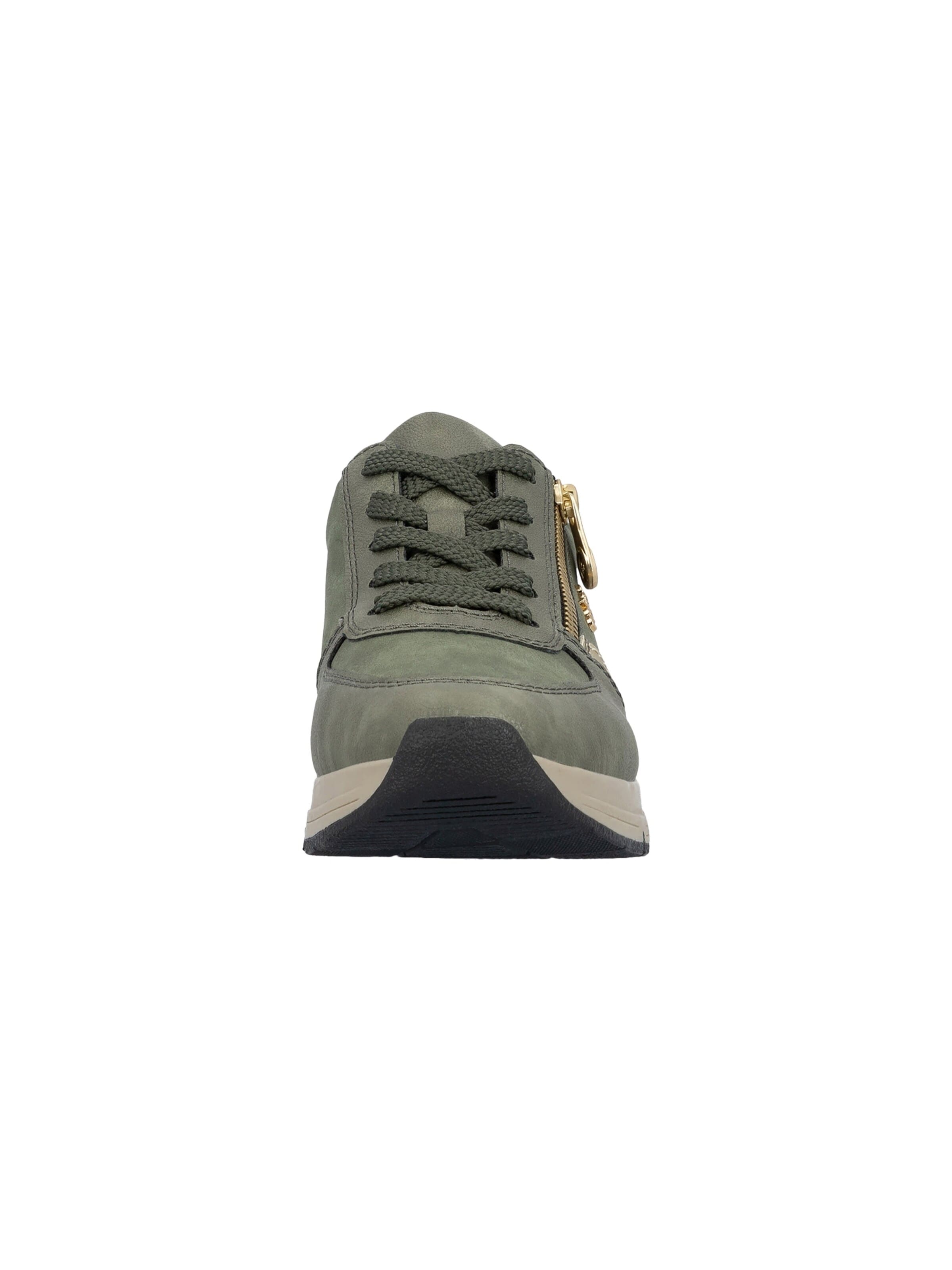 Scarpa stringata sportiva di Rieker in verde