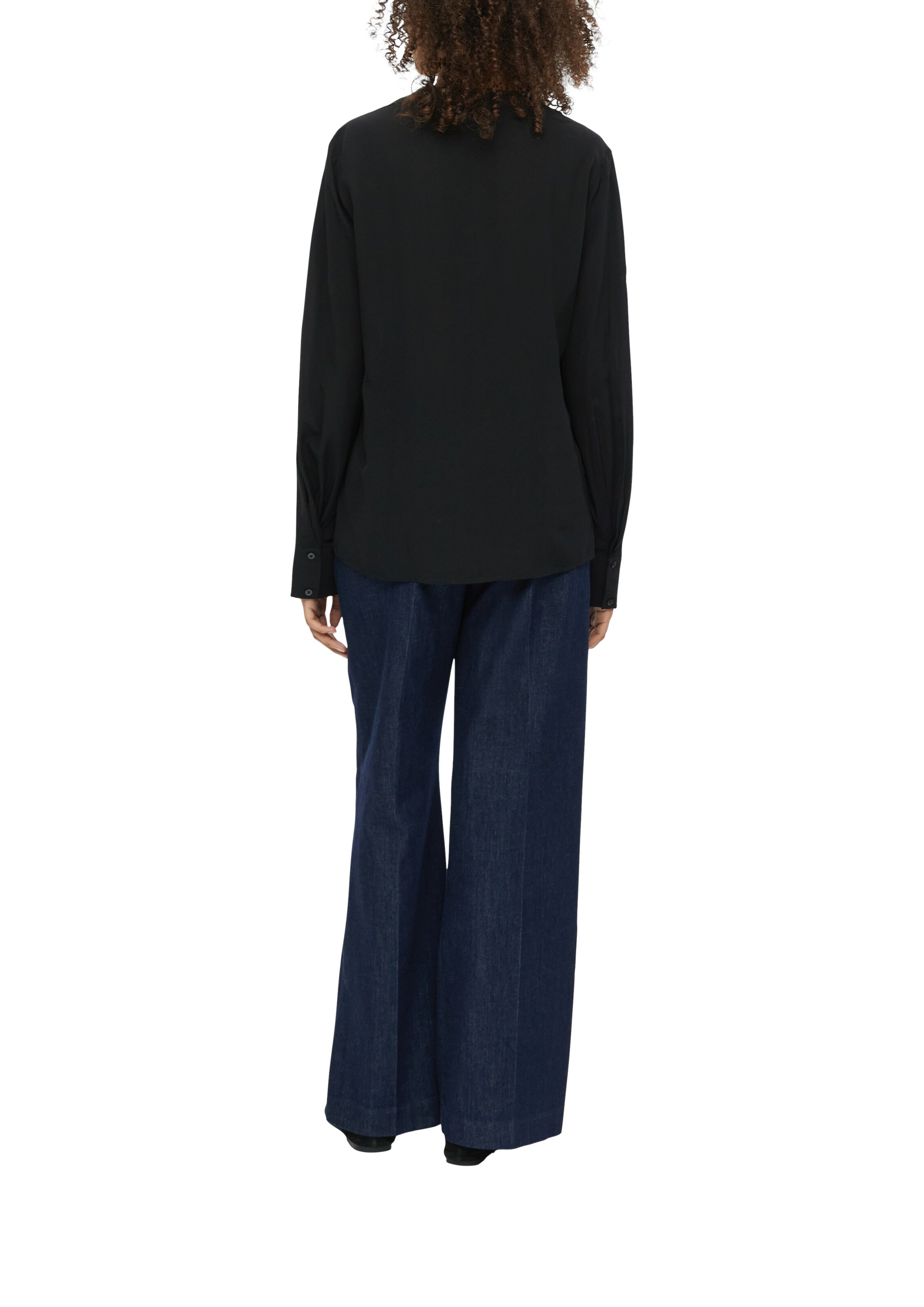s.Oliver Blouse in Zwart: terug