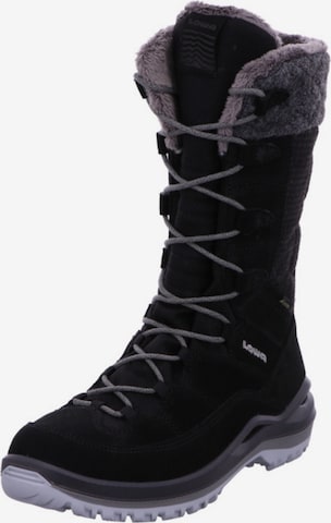 LOWA Lace-Up Boots in Black