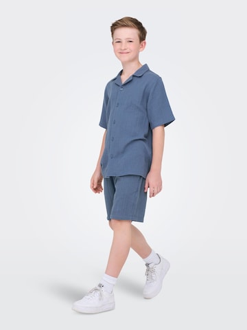 Only & Sons Junior Regular Trousers 'OSJTel-Pas' in Blue