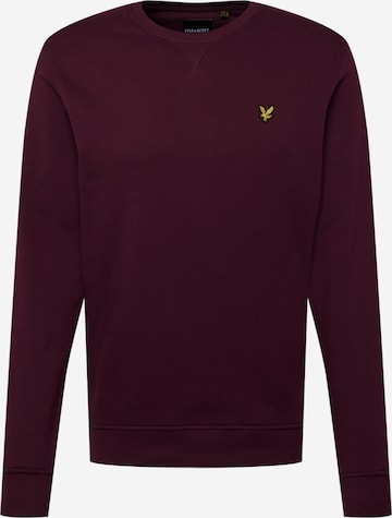 Lyle & Scott Sweatshirt in Rood: voorkant