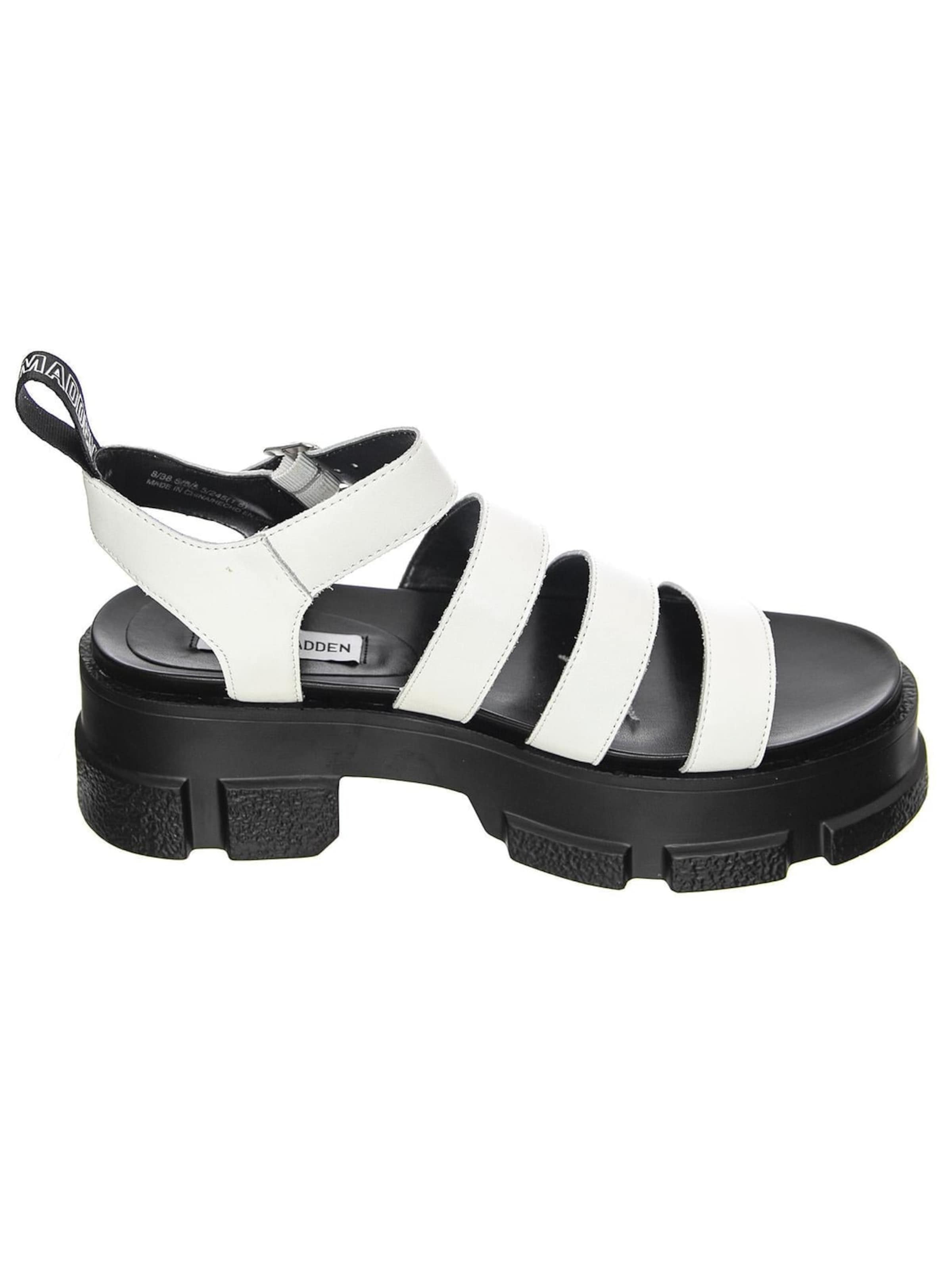 STEVE MADDEN Sandal 'W' Pioneer White Leat Sandals' in White