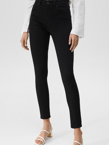 Skinny Jean Pull&Bear en noir : devant