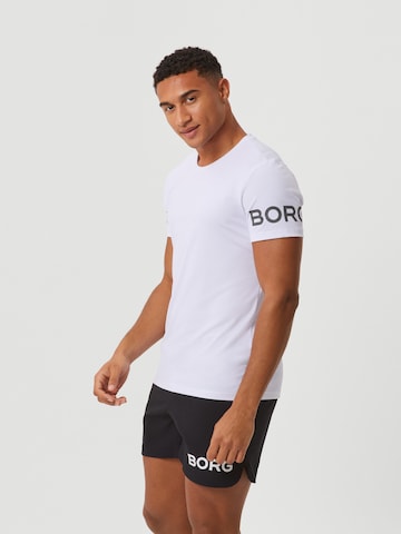 Maglia funzionale di BJÖRN BORG in bianco